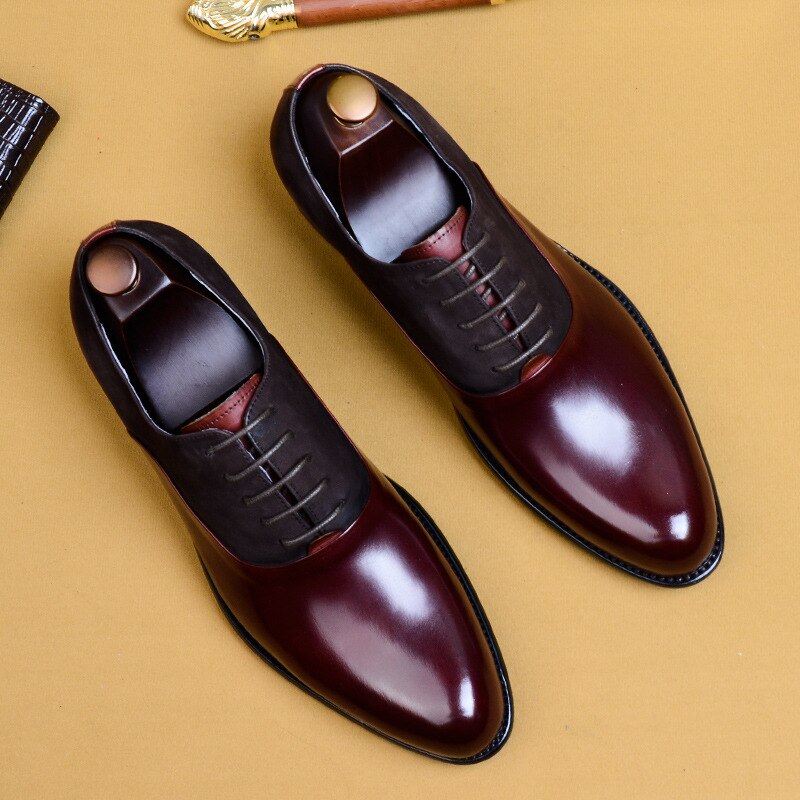 Vintage British Business  Formal Leather Shoes for men