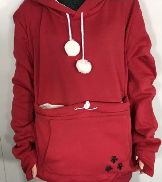 Pet Pocket Hoodies For Women