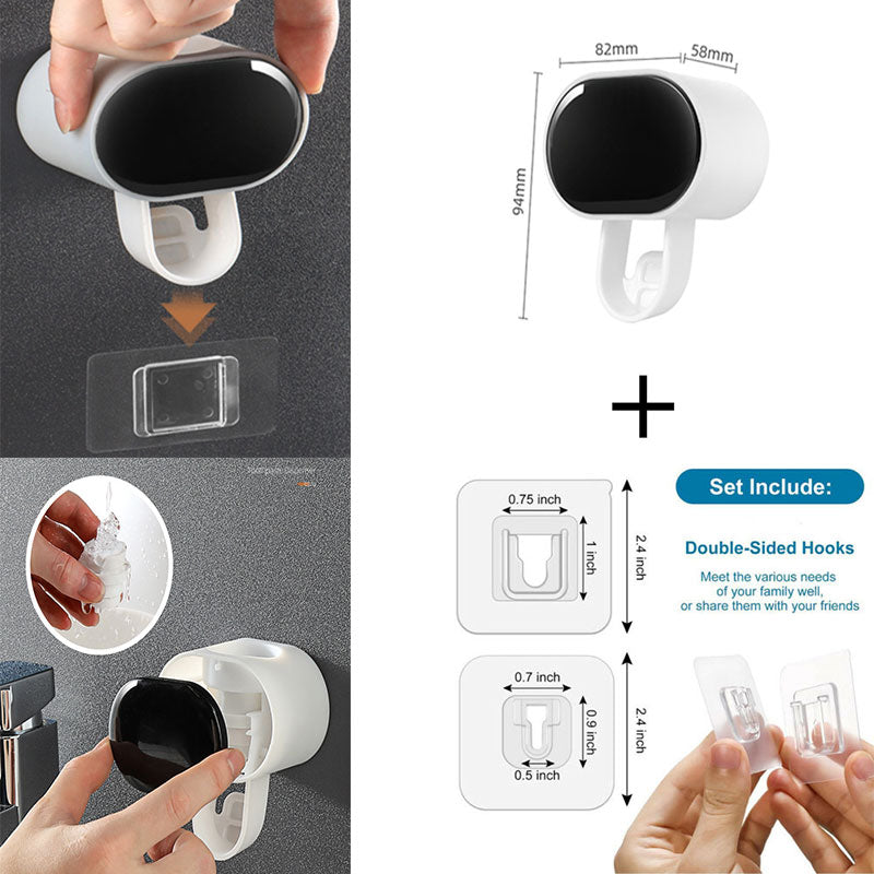 Wall Mounted Automatic Toothpaste Dispenser Squeeze