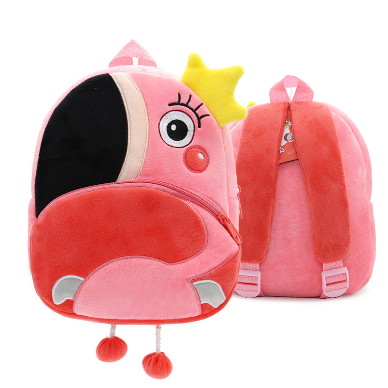 Cute Plush  Kindergarten Cartoon School Bags for kids