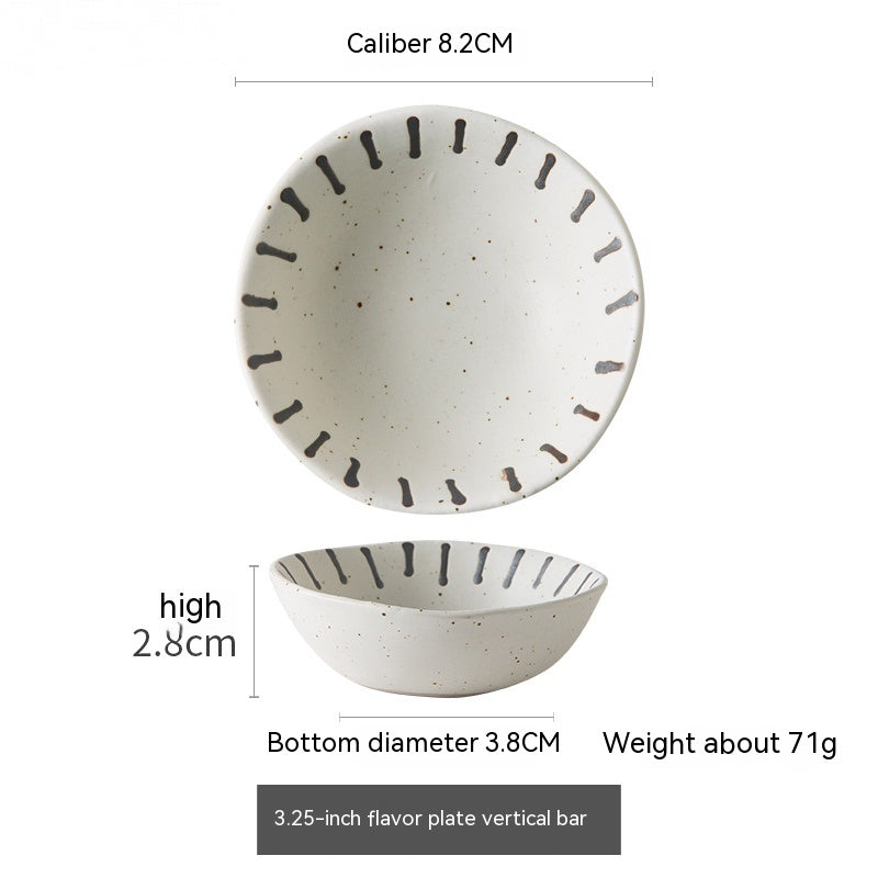 Japanese Textured Tableware And Household Plates