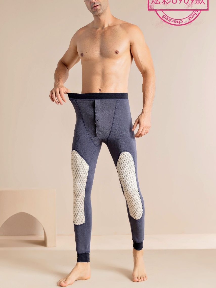 Graphene Waist Support Fleece-lined Thickened Cotton Pants