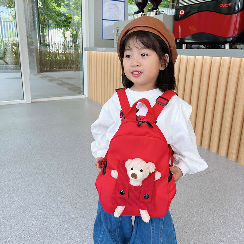 Cartoon Cute Little Bear Kindergarten School Bag for kids