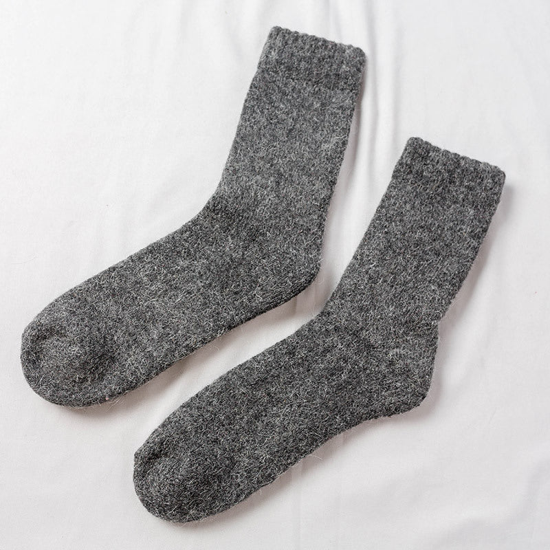 Men Cashmere Socks Thick Warm Wool Women Winter So