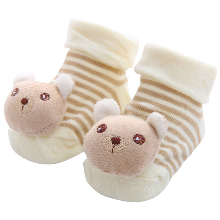 Cartoon Anti-Skid Three-Dimensional Socks for baby