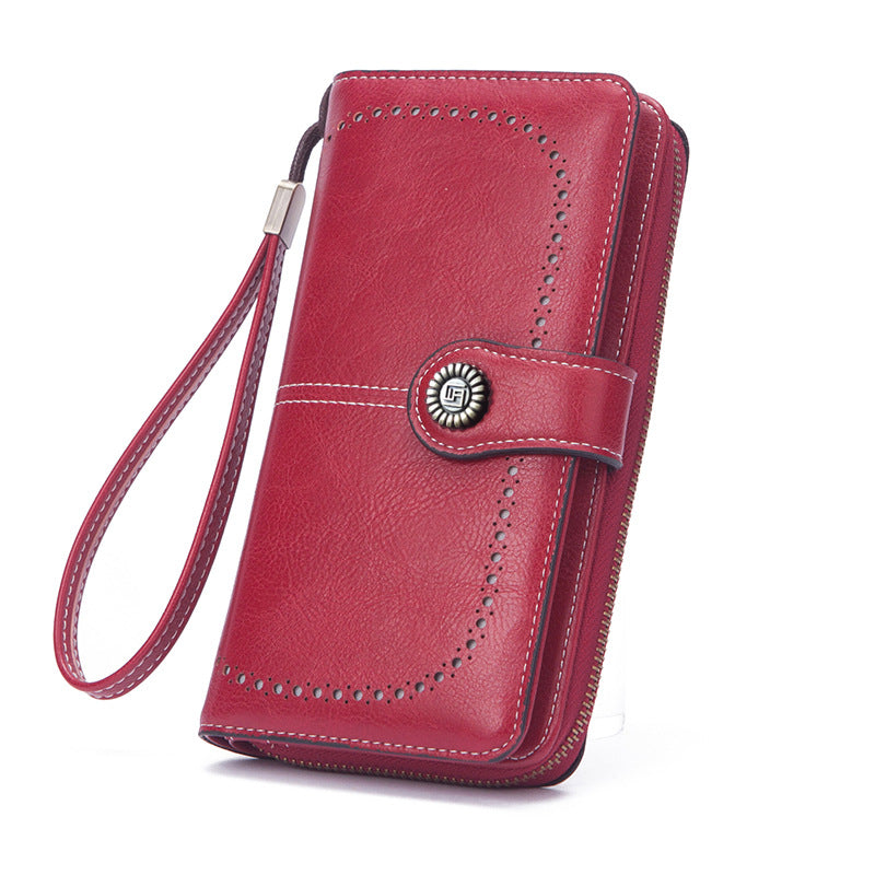 Stylish Retro Minimalism Long Wallet