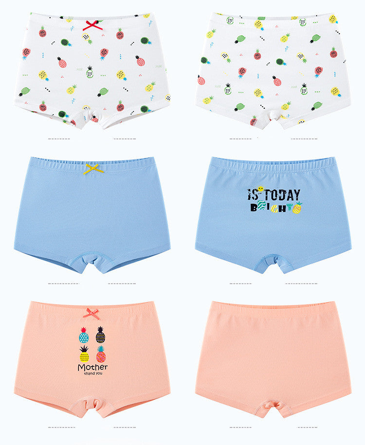 Creative Print Cotton Underwear for girls