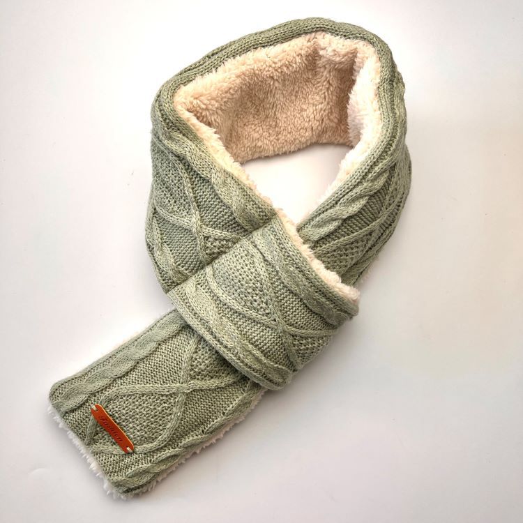 USB Electric Heating Scarf Knitted Jacquard for women