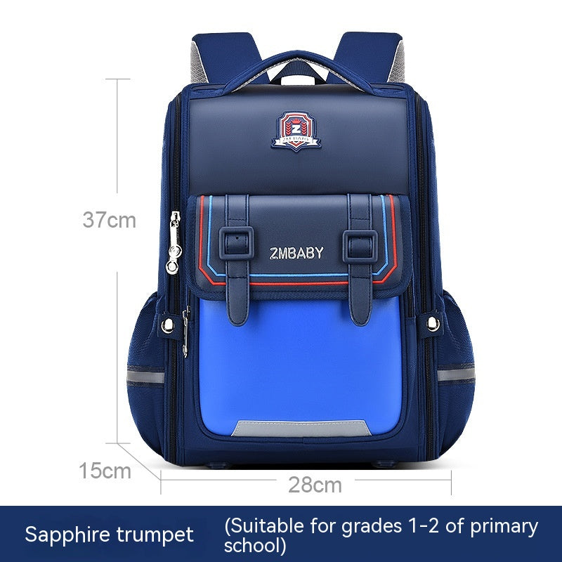 Open Spine Protection Lightweight Schoolbag for kids