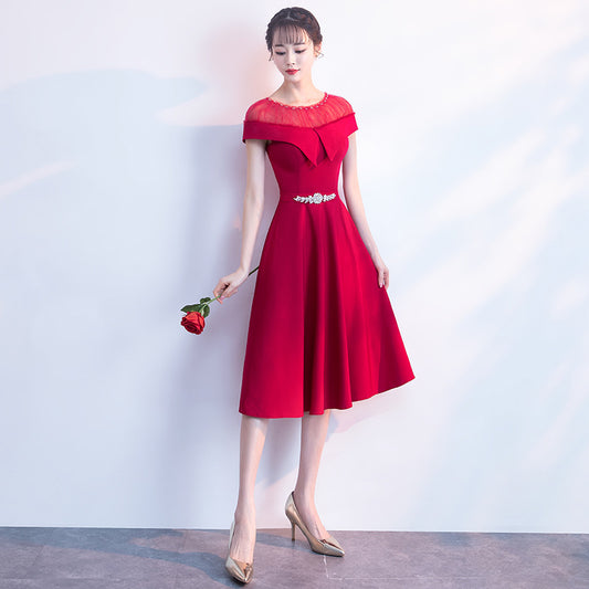 Red wedding dress for women