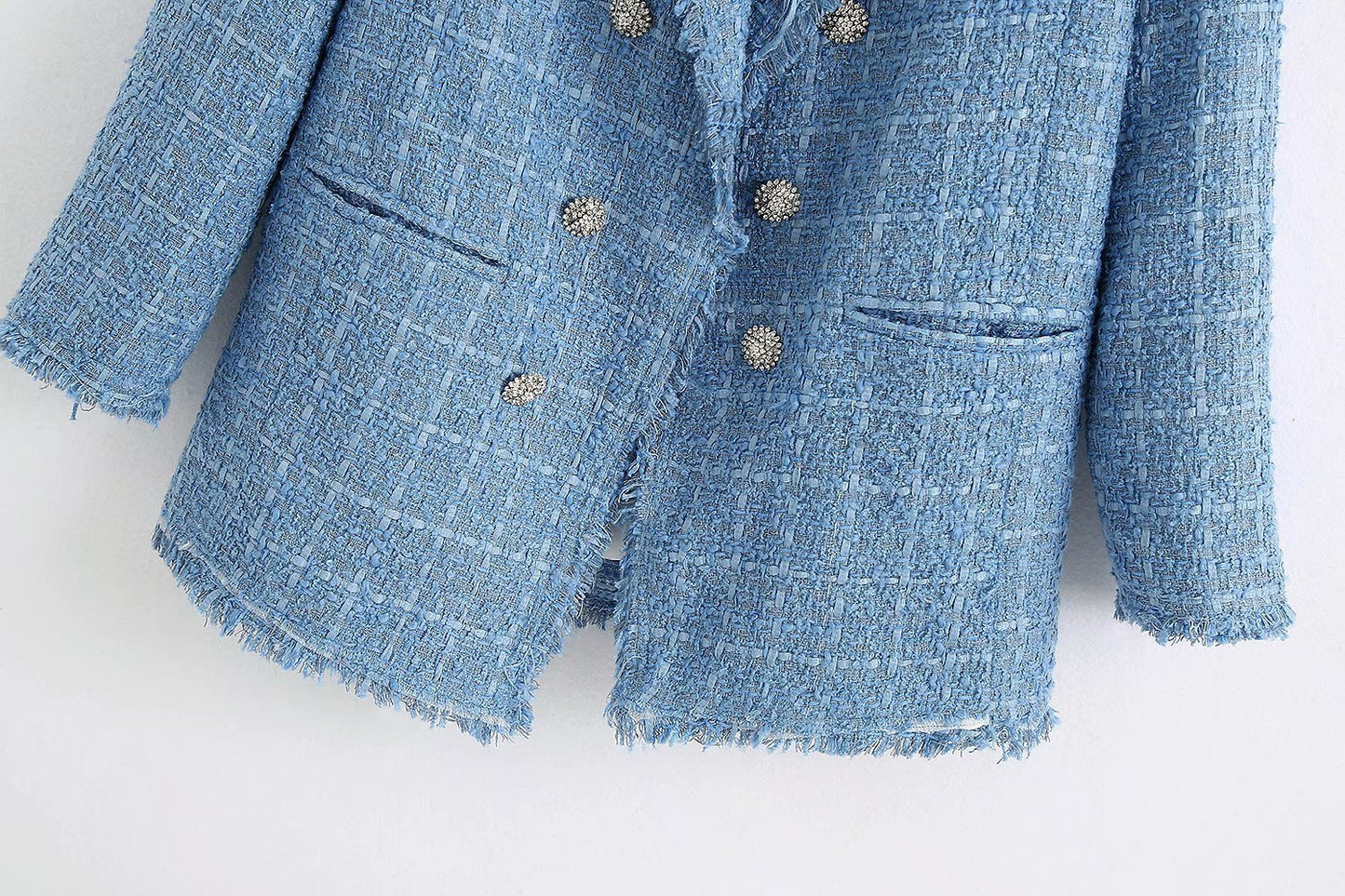 Retro Check Loose Blazer For women