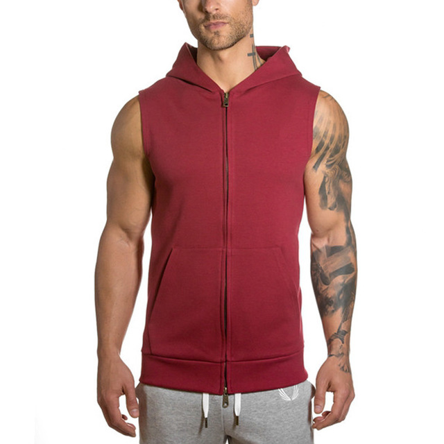 Charming Sleeveless Hoodies For Men