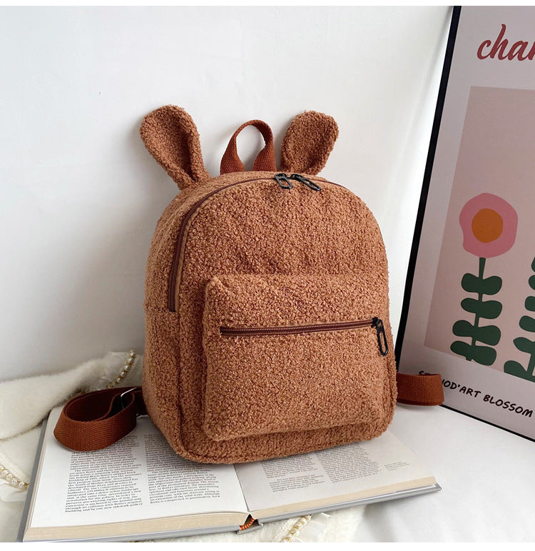 Cute Plush  Autumn And Winter New backpack for kids