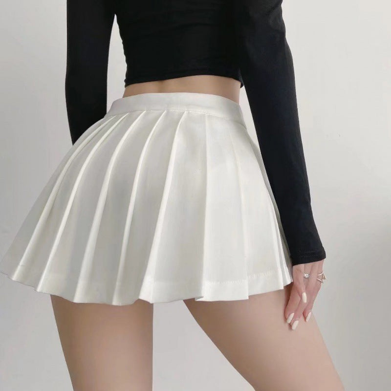 Long Back Cute Pleated Skirt For Women