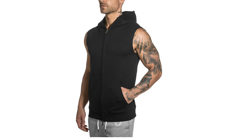 Charming Sleeveless Hoodies For Men