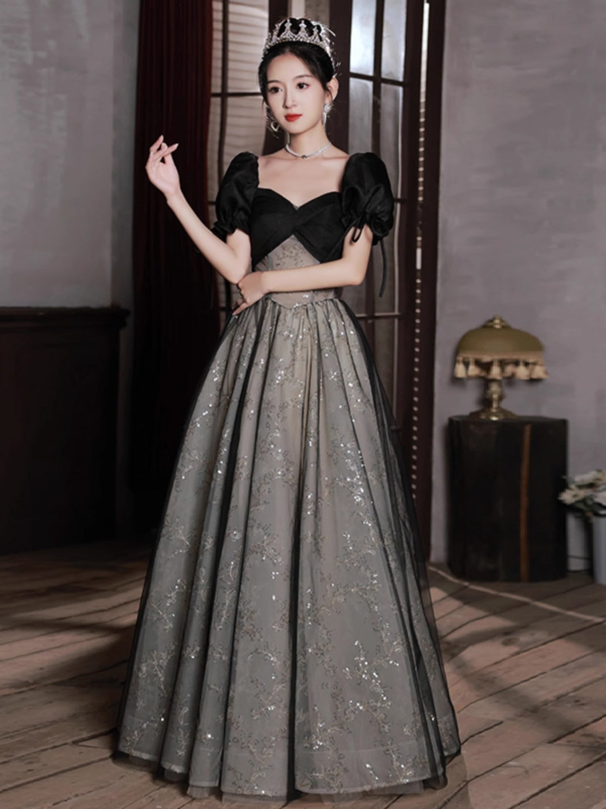 Off-shoulder High Sense Annual Birthday Performance  Dress for women