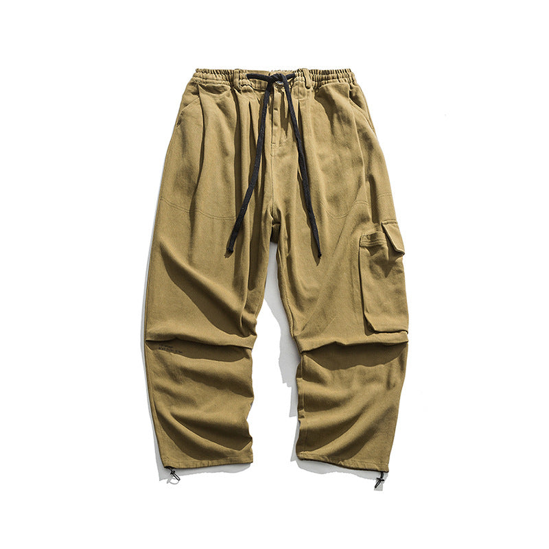 Straight Wide Leg Cargo Pant For Men