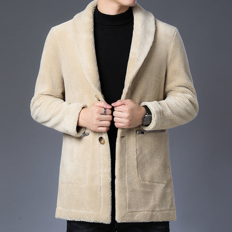 Polyester Made Fur Jackets For Men