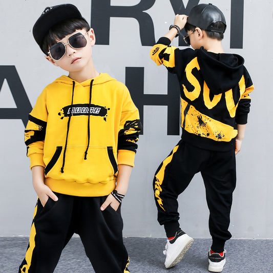 hooded sports suit for kids