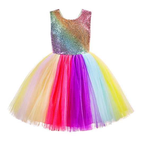 cute rainbow skirt for girls