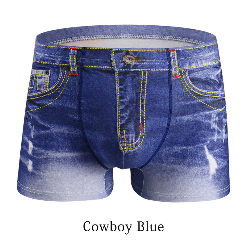 Denim Style Cotton Underwear For Men