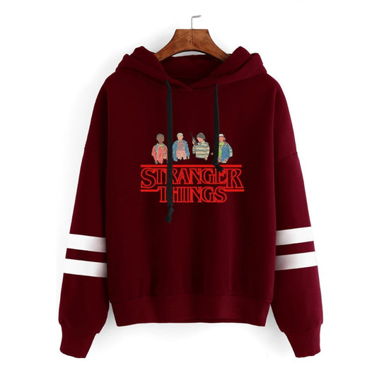 Stranger Things Striped Hoodies For Men