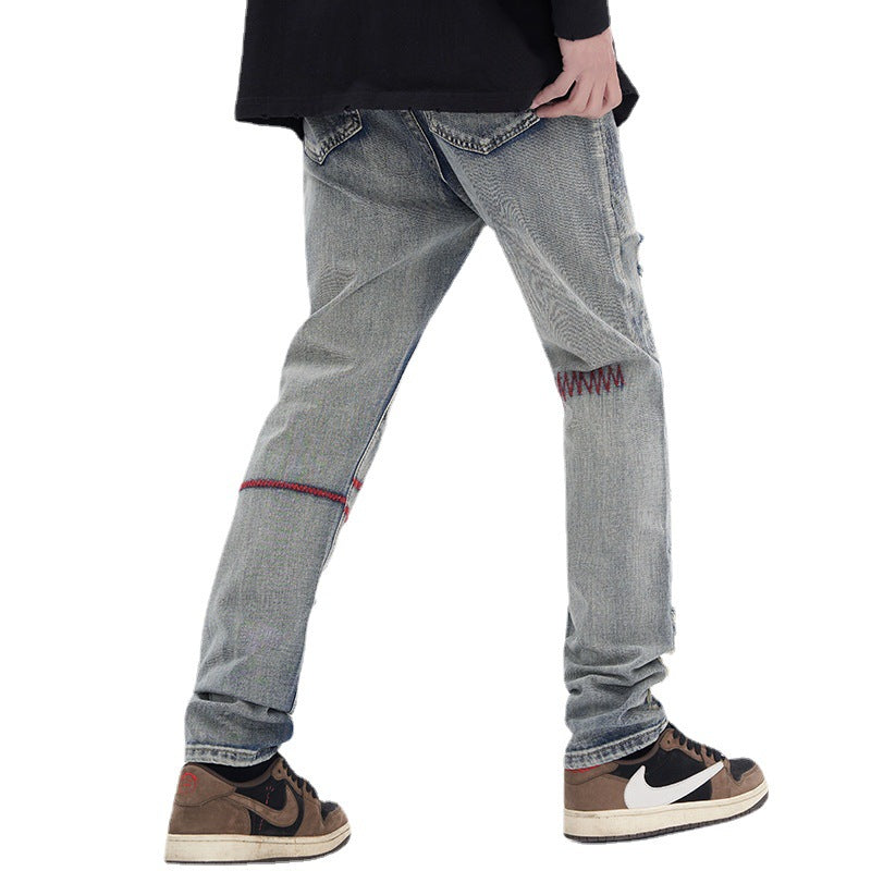 Ripped Vintage Jeans For Men