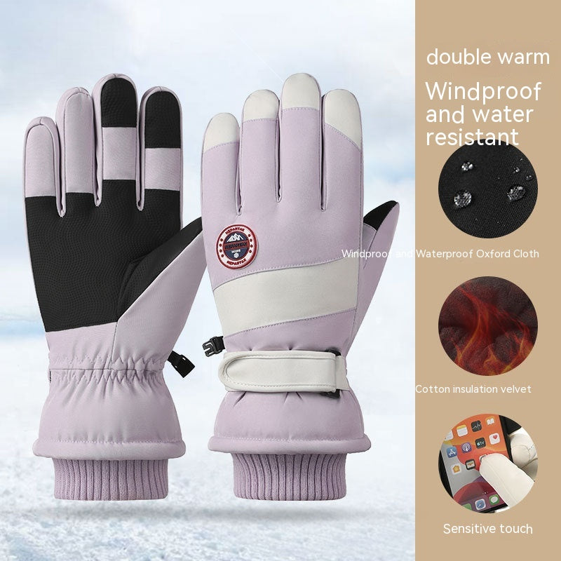 Outdoor Cycling Waterproof Touch Screen Gloves for girls