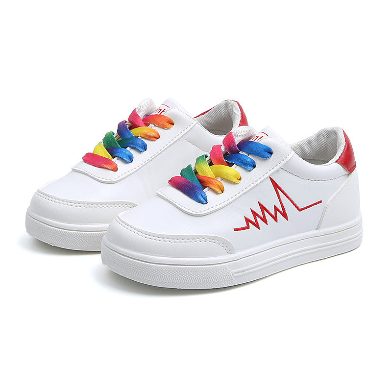 Sports white shoes for boys