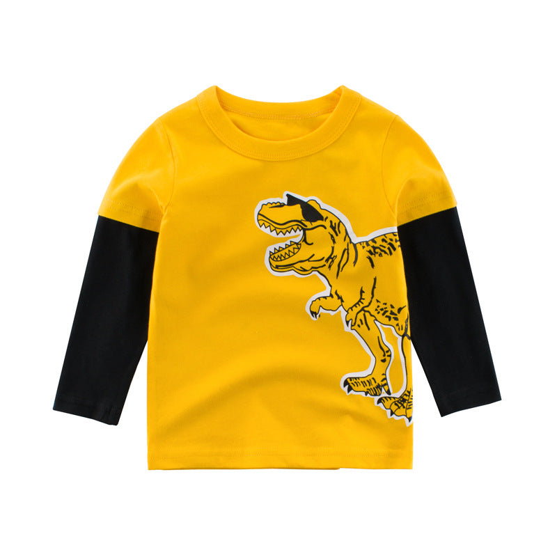 Two fake children's long sleeve t-shirts for boys