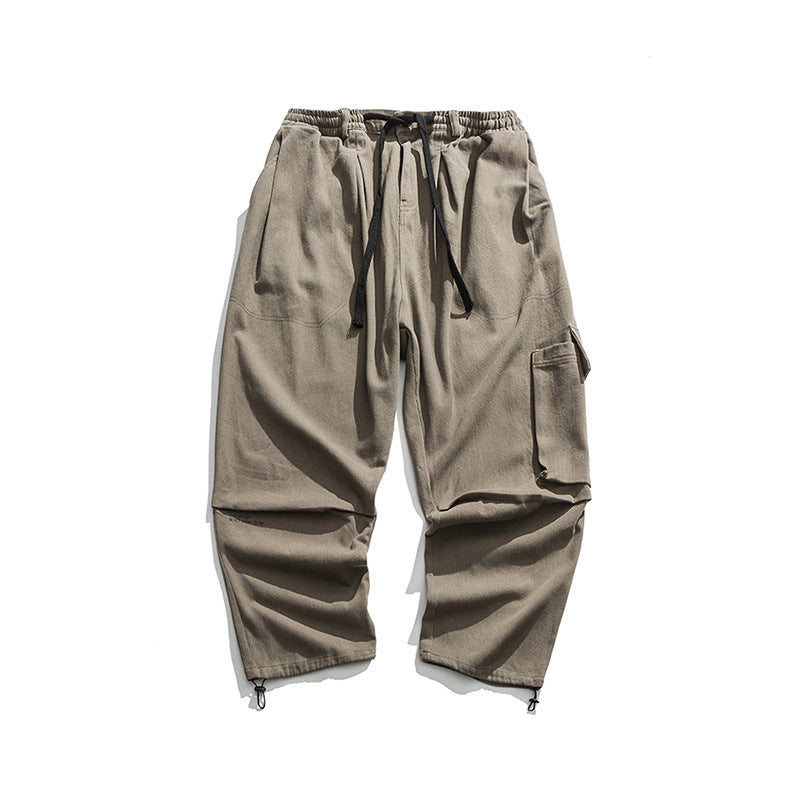 Straight Wide Leg Cargo Pant For Men