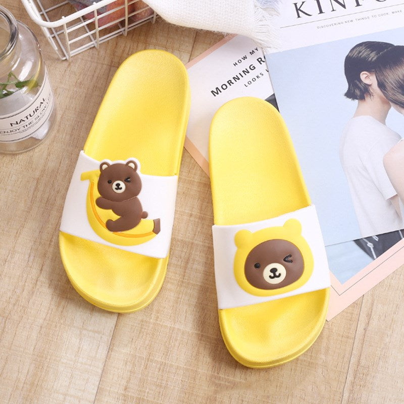 Antislip parent child slippers for  girls