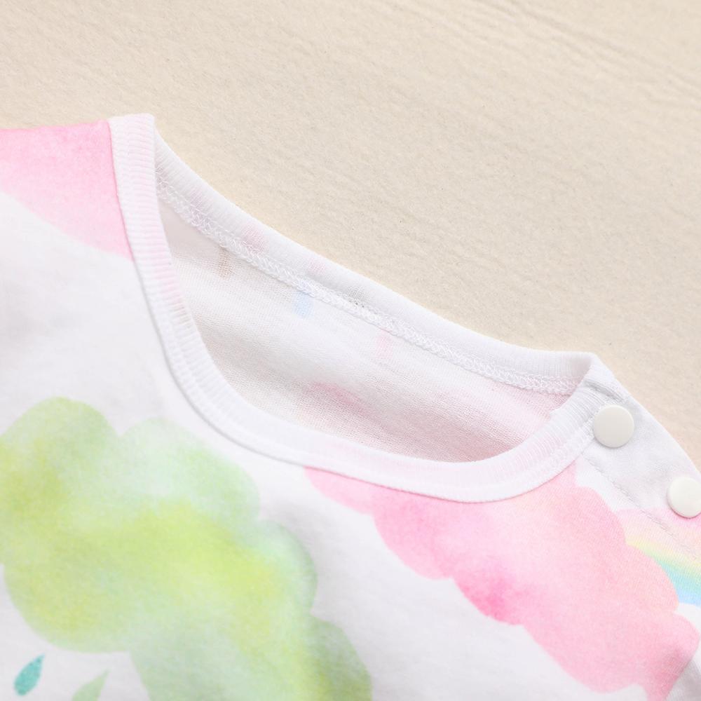 Colorful cloud  one-piece clothes for baby