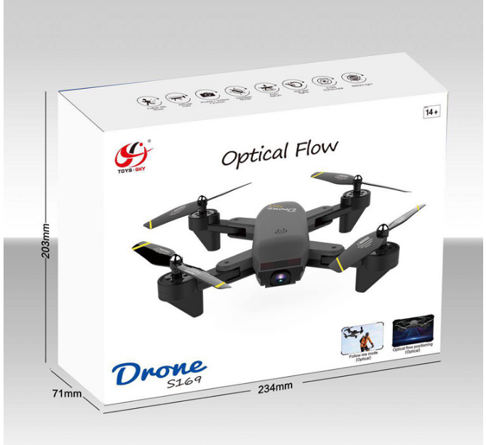 Head aerial photography quadcopter remote control plane