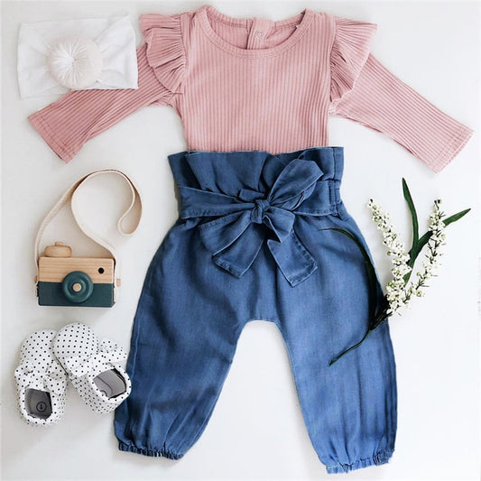 bag hip three-piece suit for baby