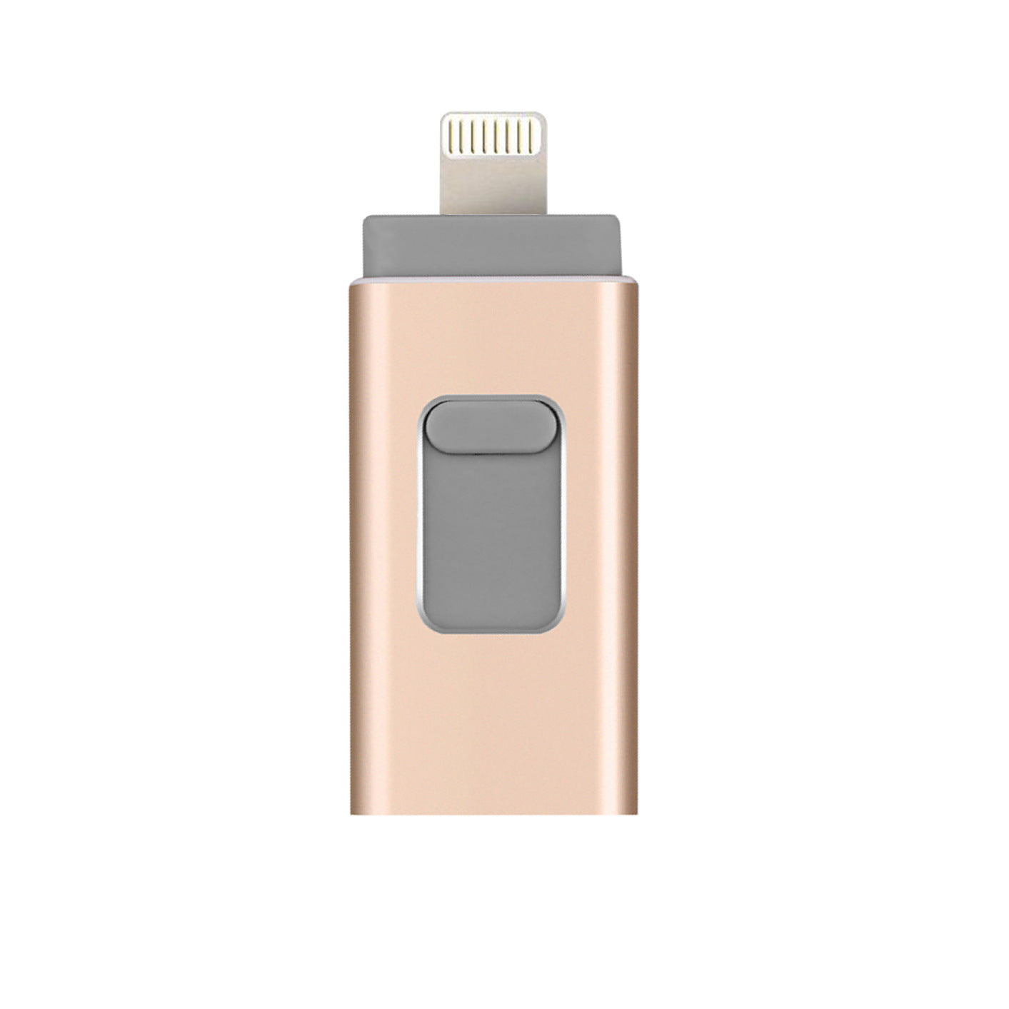 Three-in-one Small Push-pull Metal USB Flash Drive