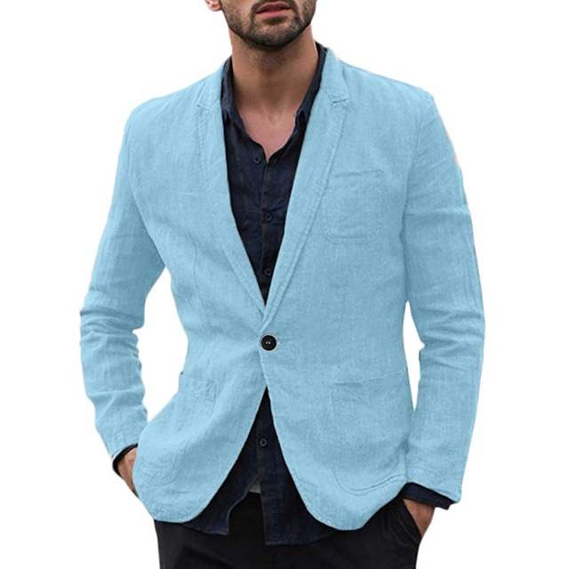 Cotton Thin Suits Blazers For Men