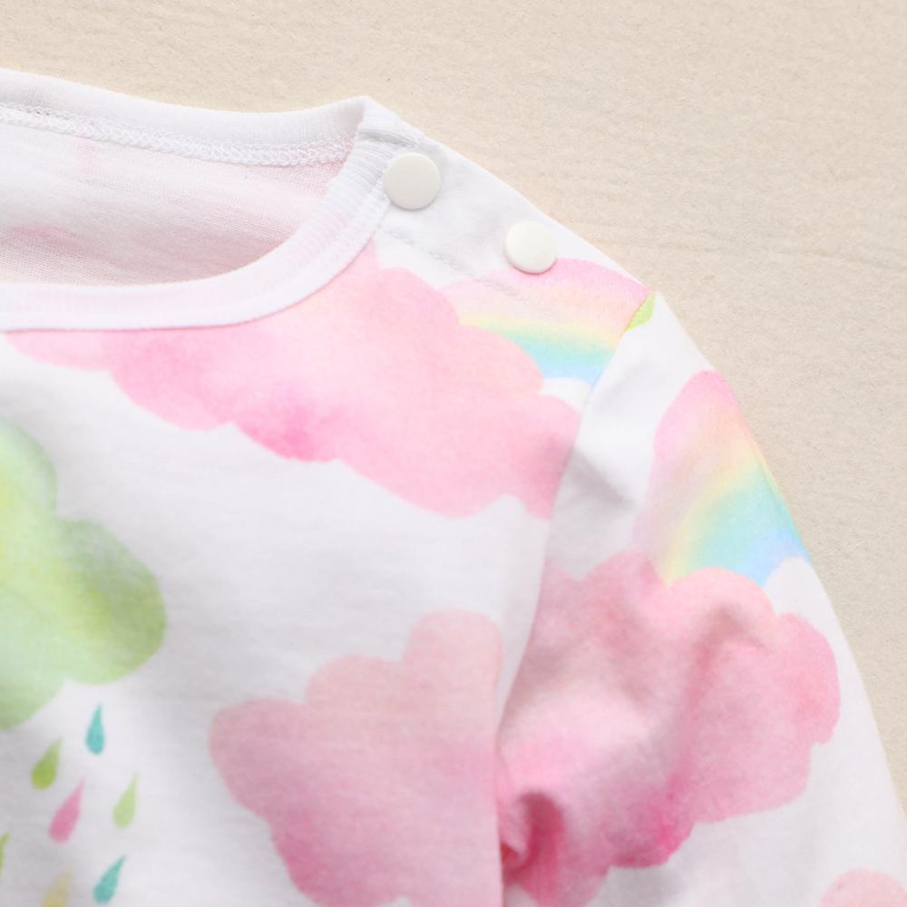 Colorful cloud  one-piece clothes for baby