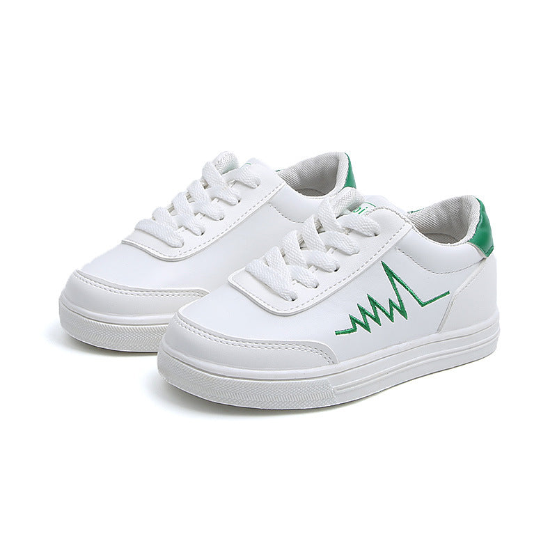 Sports white shoes for boys