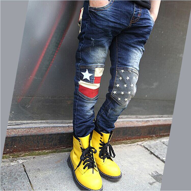 Boy patchwork jeans for boys