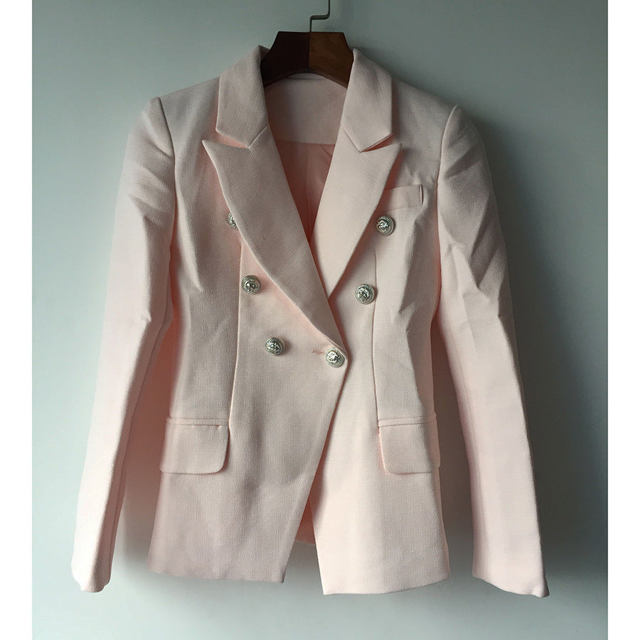 Slim pink blazer