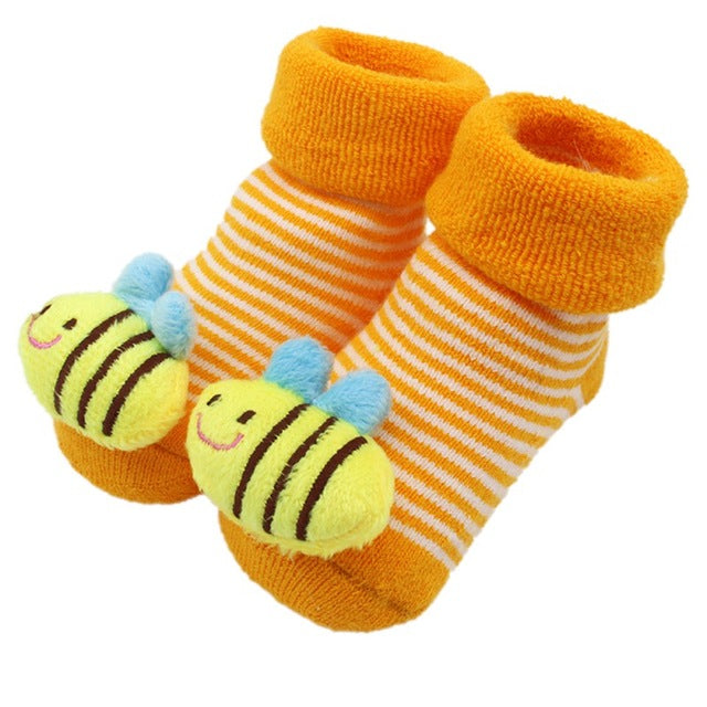 Stitching doll floor socks for baby