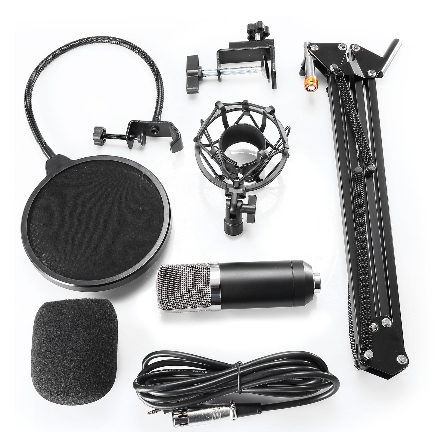 NW70 Microphone KIT+B-3 MICROPHONE WIND SCREEN FILTER SHIED+NB-35 STAND