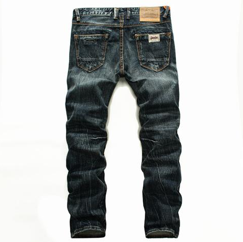 Vintage Men Dark Jeans For Men