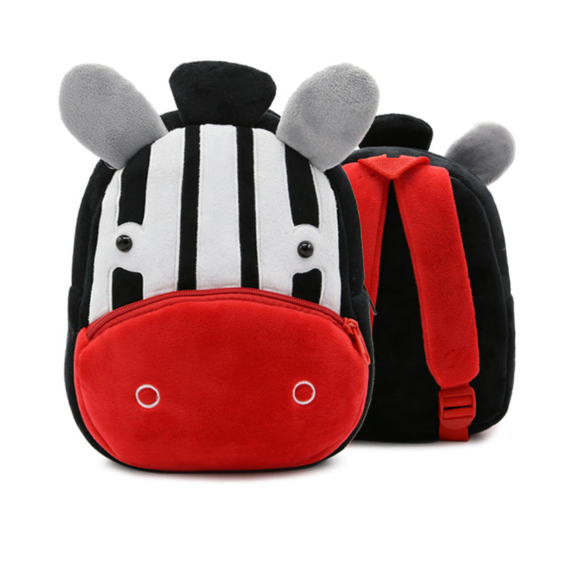 Cute Plush  Kindergarten Cartoon School Bags for kids