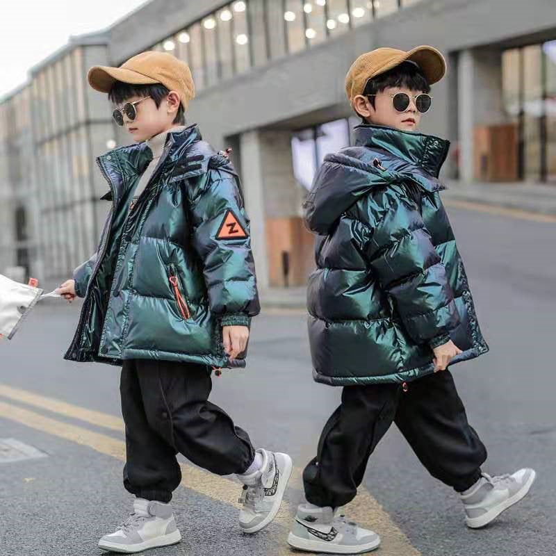 Western Style Thick Duck Down Jacket for boys