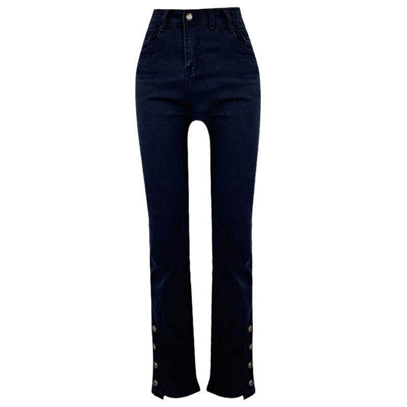 High Waist Slimming Retro Jeans For Women