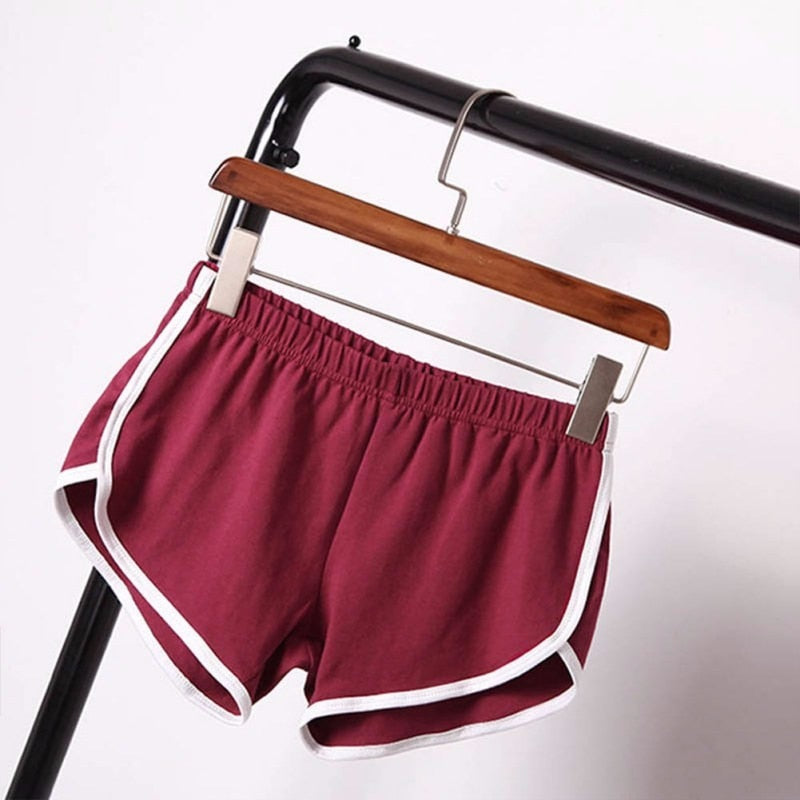 Workout Waistband Skinny Shorts For Women