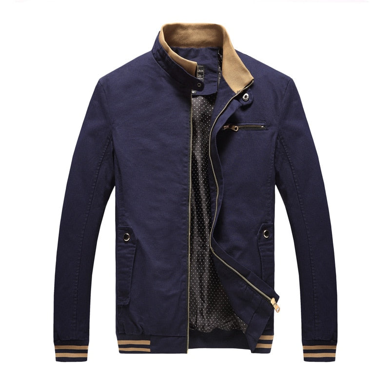 Lasting Comfort Classic Cotton Jackets For Men