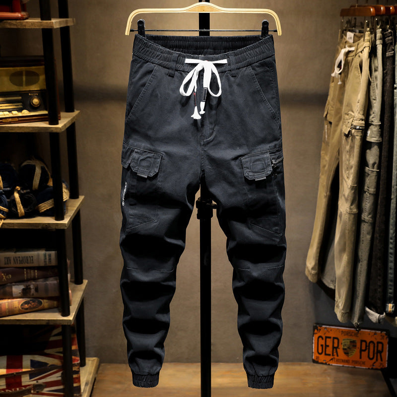 Lace-up Casual Cargo Pant For Men